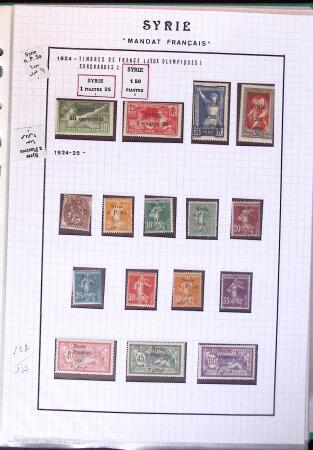 1919-1949 Jolie collection de SYRIE et GRAND LIBAN