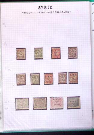 1919-1949 Jolie collection de SYRIE et GRAND LIBAN