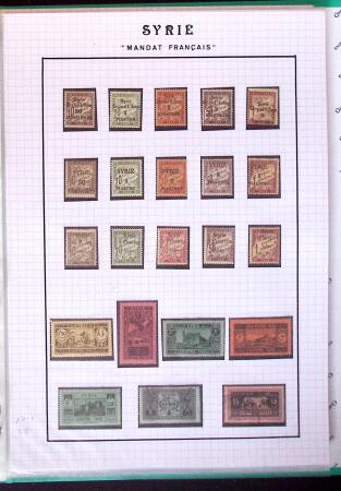 1919-1949 Jolie collection de SYRIE et GRAND LIBAN