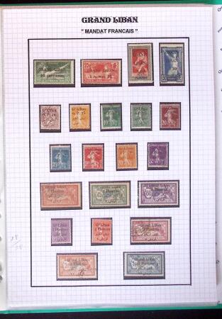 1919-1949 Jolie collection de SYRIE et GRAND LIBAN