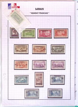 1919-1949 Jolie collection de SYRIE et GRAND LIBAN