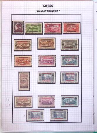 1919-1949 Jolie collection de SYRIE et GRAND LIBAN