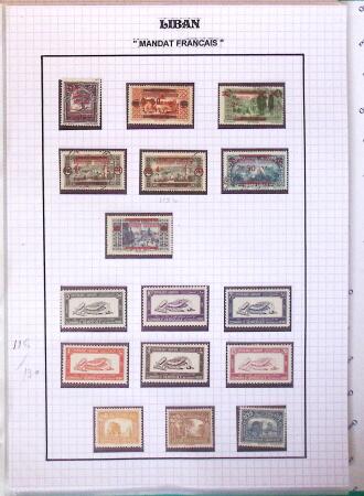 1919-1949 Jolie collection de SYRIE et GRAND LIBAN