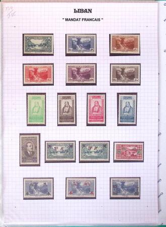 1919-1949 Jolie collection de SYRIE et GRAND LIBAN