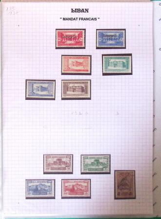 1919-1949 Jolie collection de SYRIE et GRAND LIBAN
