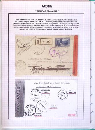 1919-1949 Jolie collection de SYRIE et GRAND LIBAN