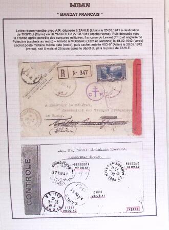 1919-1949 Jolie collection de SYRIE et GRAND LIBAN