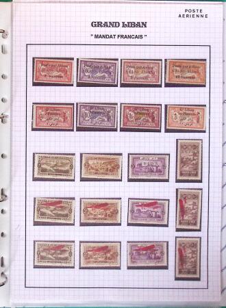 1919-1949 Jolie collection de SYRIE et GRAND LIBAN