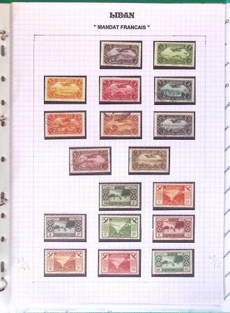 1919-1949 Jolie collection de SYRIE et GRAND LIBAN