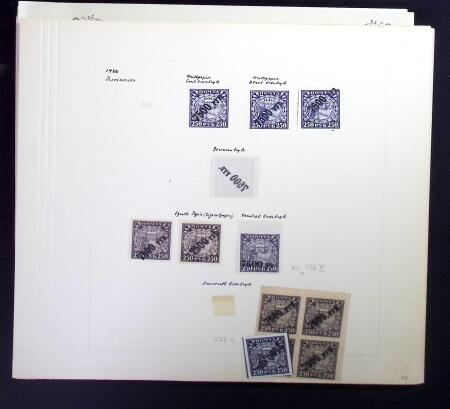 1858-1940, Fascinating selection on pages from the
