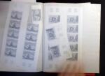 1950-1980, Stock de timbres de TAAF, parfois en feuille,