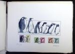 1950-1980, Stock de timbres de TAAF, parfois en feuille,