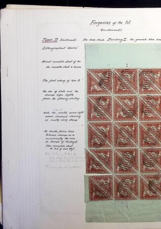 1883-1920, Forgery study on pages with chiefly "Spiro"