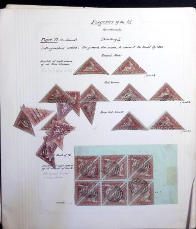 1883-1920, Forgery study on pages with chiefly "Spiro"