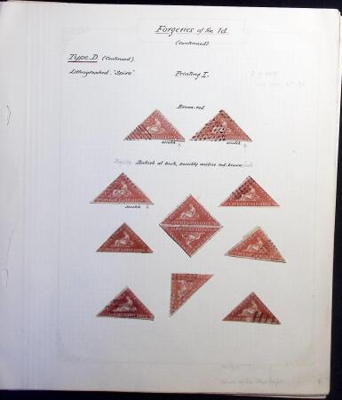 1883-1920, Forgery study on pages with chiefly "Spiro"