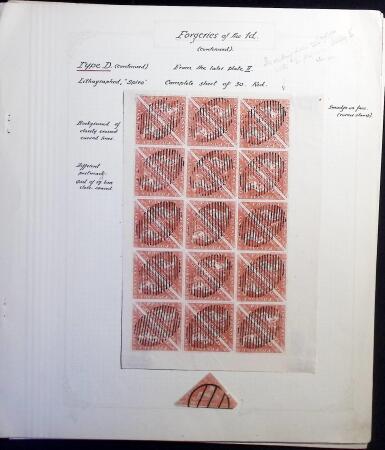1883-1920, Forgery study on pages with chiefly "Spiro"