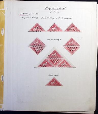 1883-1920, Forgery study on pages with chiefly "Spiro"