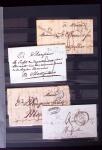 1661-1860 Lot de 127 lettres et documents, divers déboursés,