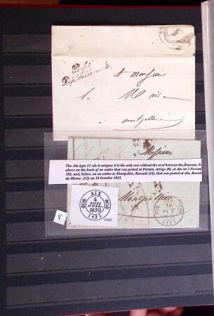 1661-1860 Lot de 127 lettres et documents, divers déboursés,