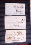 1661-1860 Lot de 127 lettres et documents, divers déboursés,