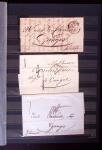 1661-1860 Lot de 127 lettres et documents, divers déboursés,