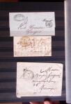 1661-1860 Lot de 127 lettres et documents, divers déboursés,