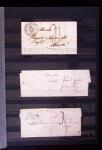 1661-1860 Lot de 127 lettres et documents, divers déboursés,