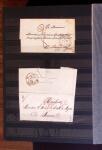 1661-1860 Lot de 127 lettres et documents, divers déboursés,