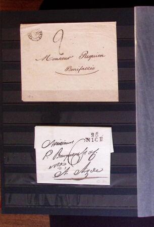 1661-1860 Lot de 127 lettres et documents, divers déboursés,