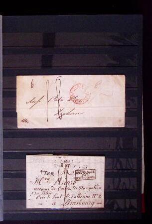 1661-1860 Lot de 127 lettres et documents, divers déboursés,