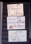 1661-1860 Lot de 127 lettres et documents, divers déboursés,