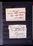 1661-1860 Lot de 127 lettres et documents, divers déboursés,