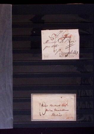 1661-1860 Lot de 127 lettres et documents, divers déboursés,