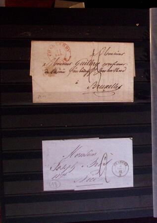 1661-1860 Lot de 127 lettres et documents, divers déboursés,