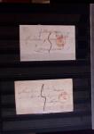 1661-1860 Lot de 127 lettres et documents, divers déboursés,