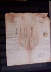 1661-1860 Lot de 127 lettres et documents, divers déboursés,