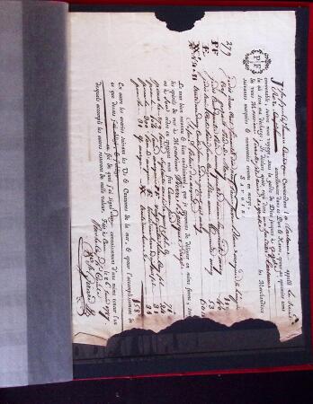 1661-1860 Lot de 127 lettres et documents, divers déboursés,