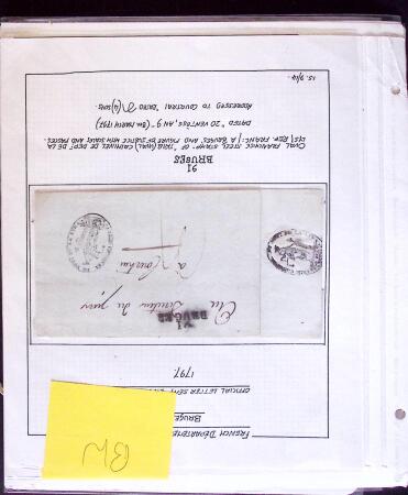 1661-1860 Lot de 127 lettres et documents, divers déboursés,