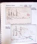 1661-1860 Lot de 127 lettres et documents, divers déboursés,