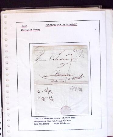 1661-1860 Lot de 127 lettres et documents, divers déboursés,
