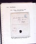 1661-1860 Lot de 127 lettres et documents, divers déboursés,