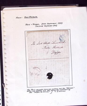 1661-1860 Lot de 127 lettres et documents, divers déboursés,