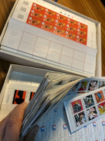 1950-2000 Collection en album Yvert et importante partie