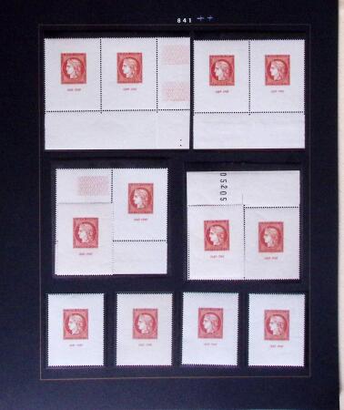 1849-2000, Collection de France en neuf albums, sept