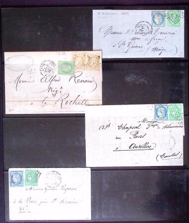 1871, Ensemble de 15 lettres de septembre 1871, dont