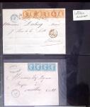 1812-1918, Lot de 42 lettres allant de pré-phila au