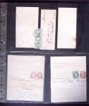1812-1918, Lot de 42 lettres allant de pré-phila au