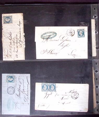 1812-1918, Lot de 42 lettres allant de pré-phila au