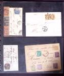 1812-1918, Lot de 42 lettres allant de pré-phila au