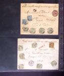 1812-1918, Lot de 42 lettres allant de pré-phila au